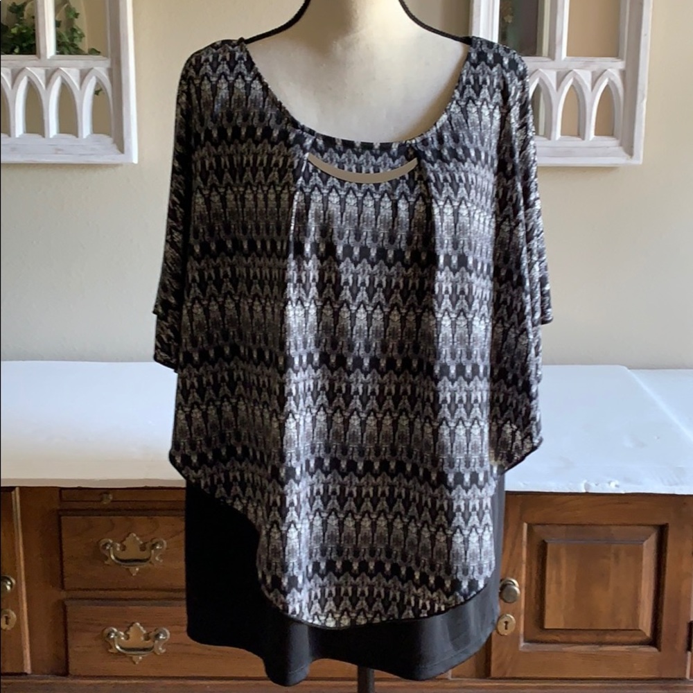 Mandy Evans Woman’s Tunic Top 2X